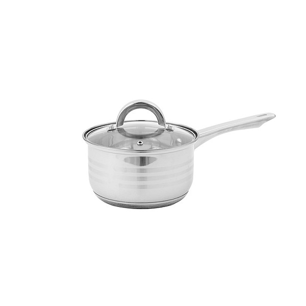 SAUCEPAN WITH LID 16X9.5 1.8L DOMOLETTI