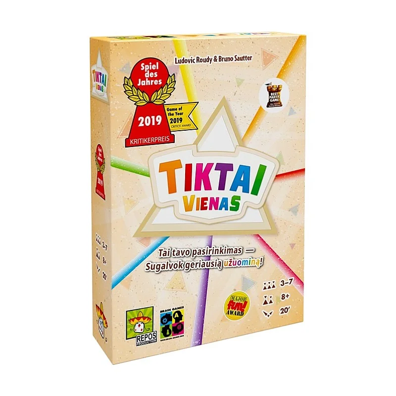 BOARDGAME TIKTAI VIENAS (JUST ONE)