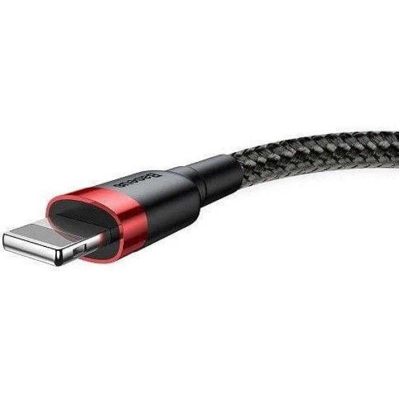 Kabelis BASEUS USB Type A M. Lightning M. 1m. melns Kabelis BASEUS USB Type A M. Lightning M. 1m. melns