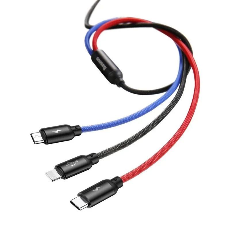 Adapteris BASEUS USB Type A M. USB TypyC. Micro. Lightning Adapteris BASEUS USB Type A M. USB TypyC. Micro. Lightning