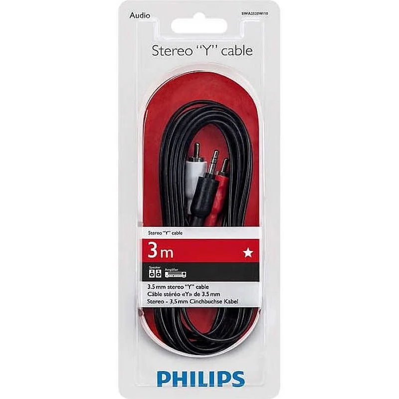 CABLE 3.5/2 RCA 3M PHILIPS SWA2520W/10