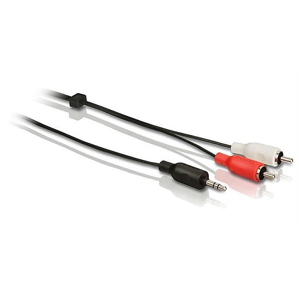 Laidas PHILIPS 3.5mm M. 2xRCA M. 1.5m. juodas SWA2527W/10