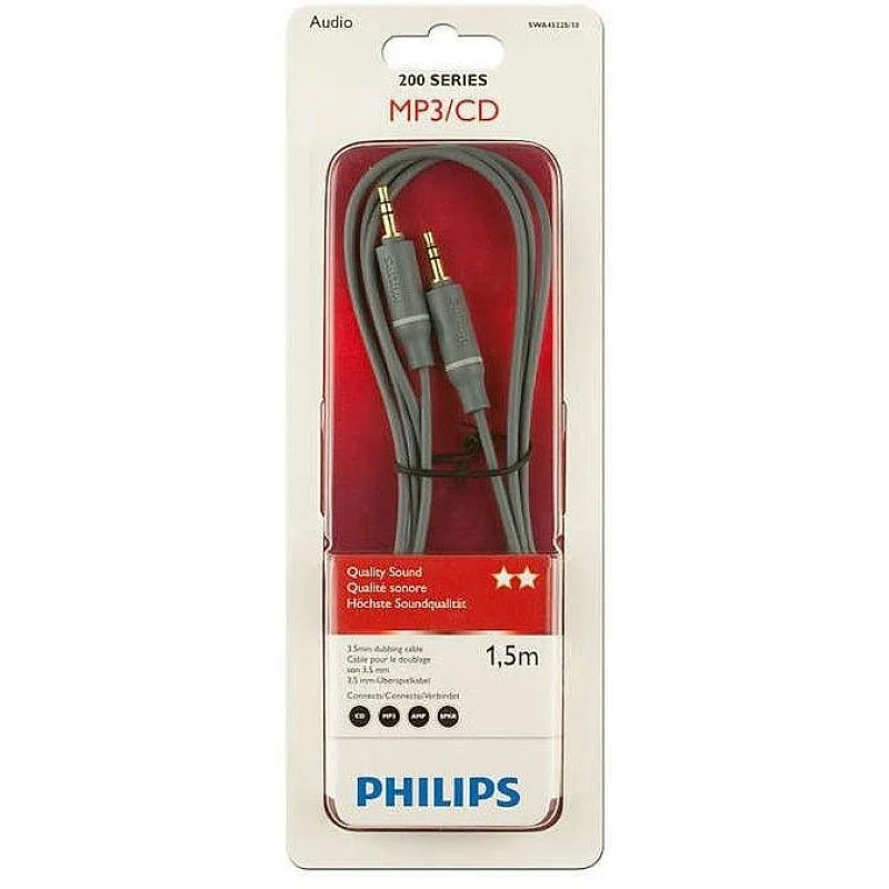 CABLE 3.5MM-3.5MM 1.5M PHILIPS SWA4522S