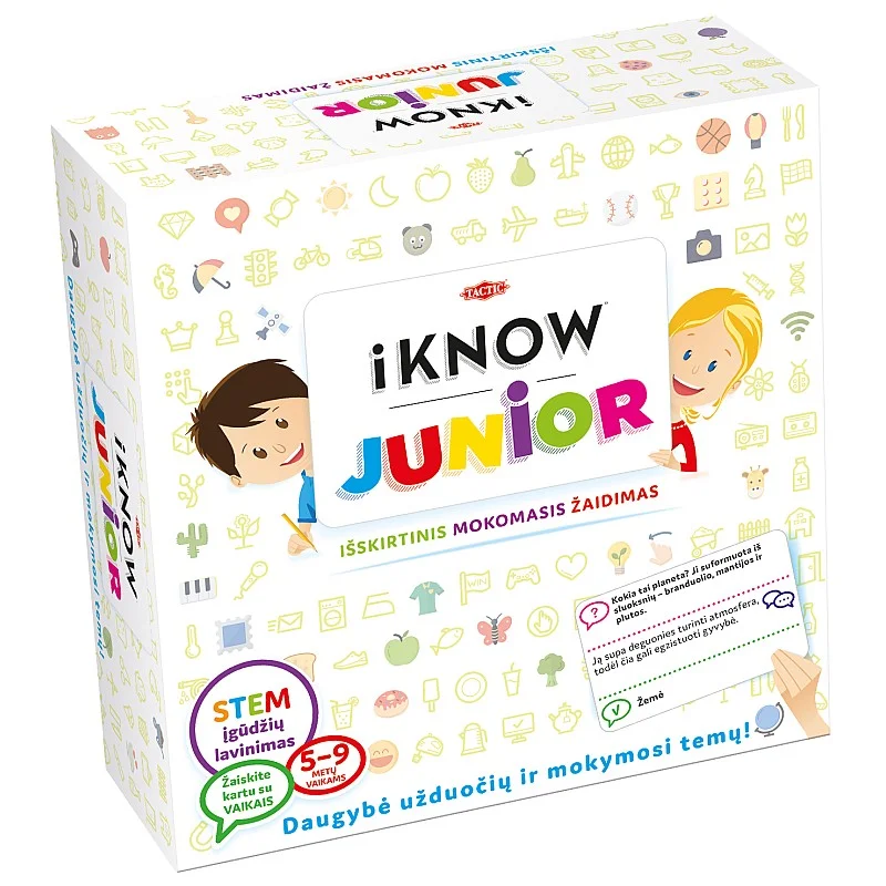 TACTIC Board game IKNOW Junior (In Latvian lang.) TACTIC Board game IKNOW Junior (In Latvian lang.)