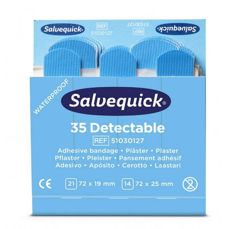 Pleistrai mėlyni pirštų galiukams,35 vnt, 1 pakuotė papildym, Cederroth Pleistrai mėlyni pirštų galiukams,35 vnt, 1 pakuotė papildym, Cederroth