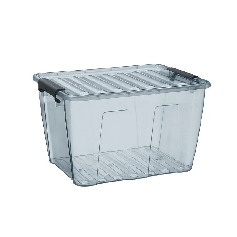 Kaste Home box 15L pelēka ar vāku