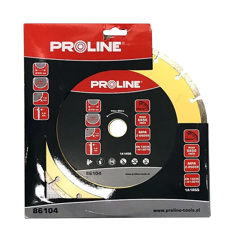 Dimanta disks PSG 230x22mm betonam Proline Dimanta disks PSG 230x22mm betonam Proline