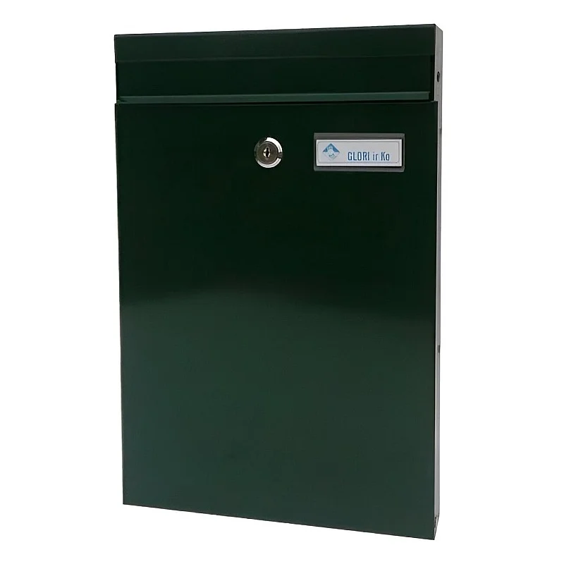 Pastkastīte 380x250x50mm zaļa Pastkastīte 380x250x50mm zaļa