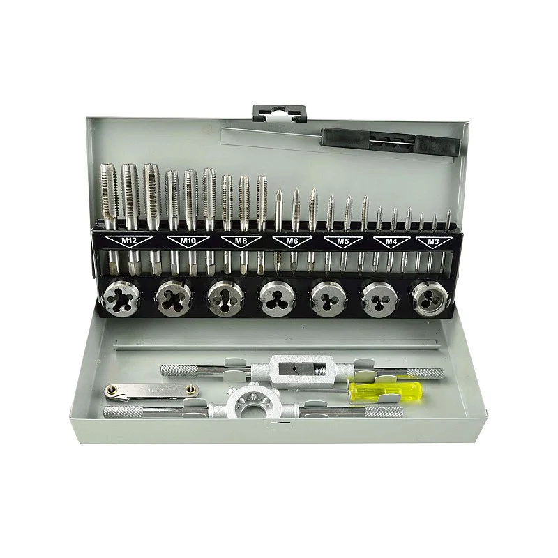 Vītņgriežņu instrum.kompl. 32gab M3-M12 GEKO Vītņgriežņu instrum.kompl. 32gab M3-M12 GEKO