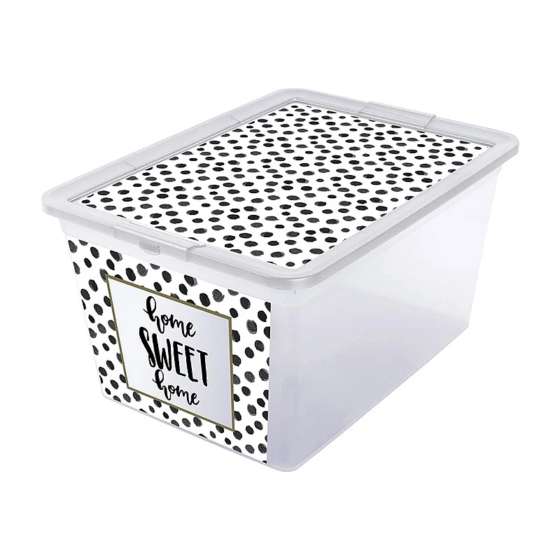 Uzglabāšanas kaste 30L X box dots