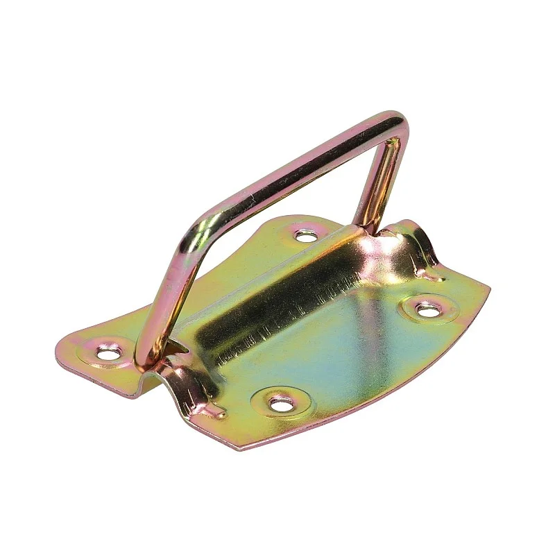 Rokturis lādei US 110x80 mm tērauda misiņa Rokturis lādei US 110x80 mm tērauda misiņa