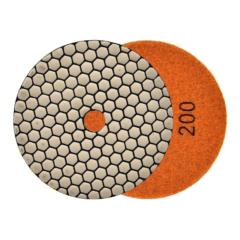 Dimanta disks sausai pulēšanai 125mm 200 Dimanta disks sausai pulēšanai 125mm 200