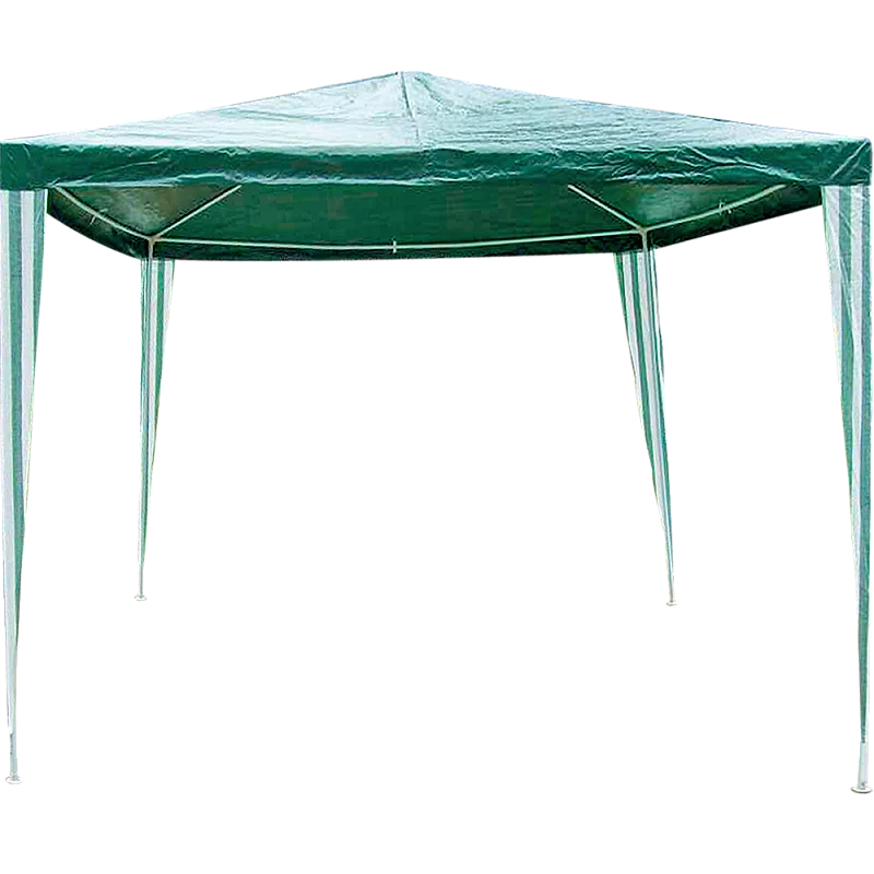 Dārza nojume 3x3m zaļa bez sieniņām