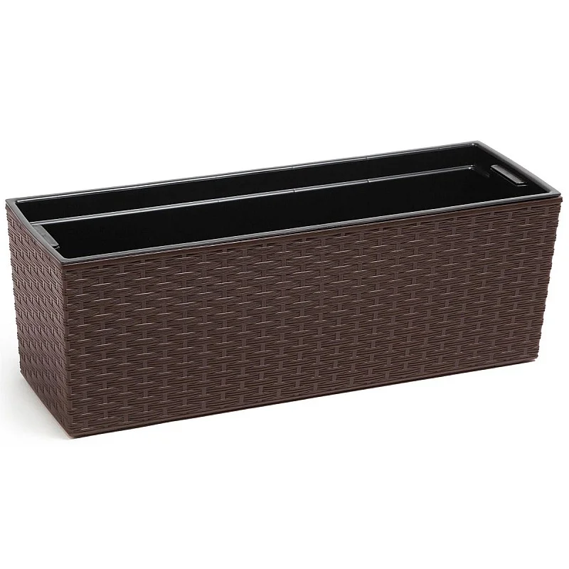 Balkono dėžė Begonia rotango 190x560mm, t.ruda