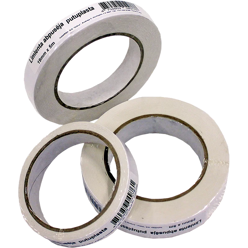 Līmlenta abpusēja putuplasta 19mm 1.5m