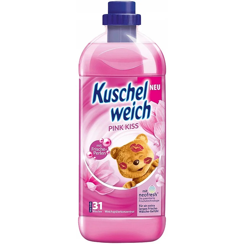 Veļas mīkstinātājs Kuschelweich Pink Kiss 1L