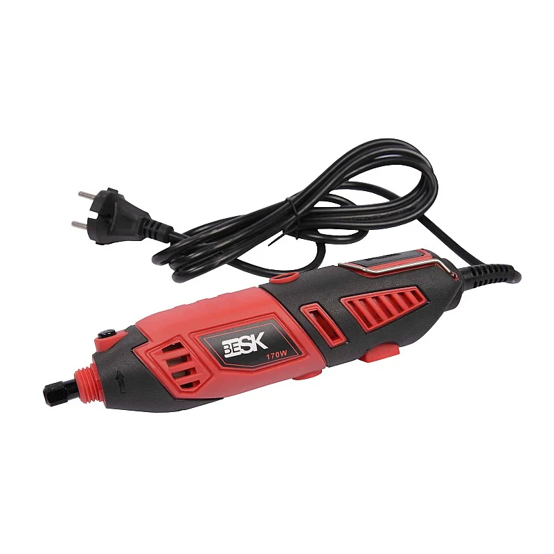 Slīpmašīna mini BMG170 170W pl.kastē ar akses. 40gb BESK (10)