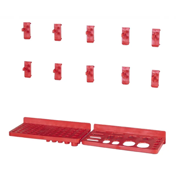 Āķu un plauktu komplekts Ergobox sienai B12