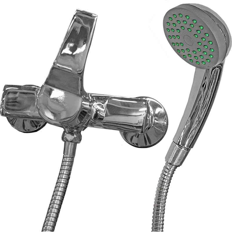 Jaucējkrāns dušas ar dušas komplektu F-7/40K Flora Jaucējkrāns dušas ar dušas komplektu F-7/40K Flora