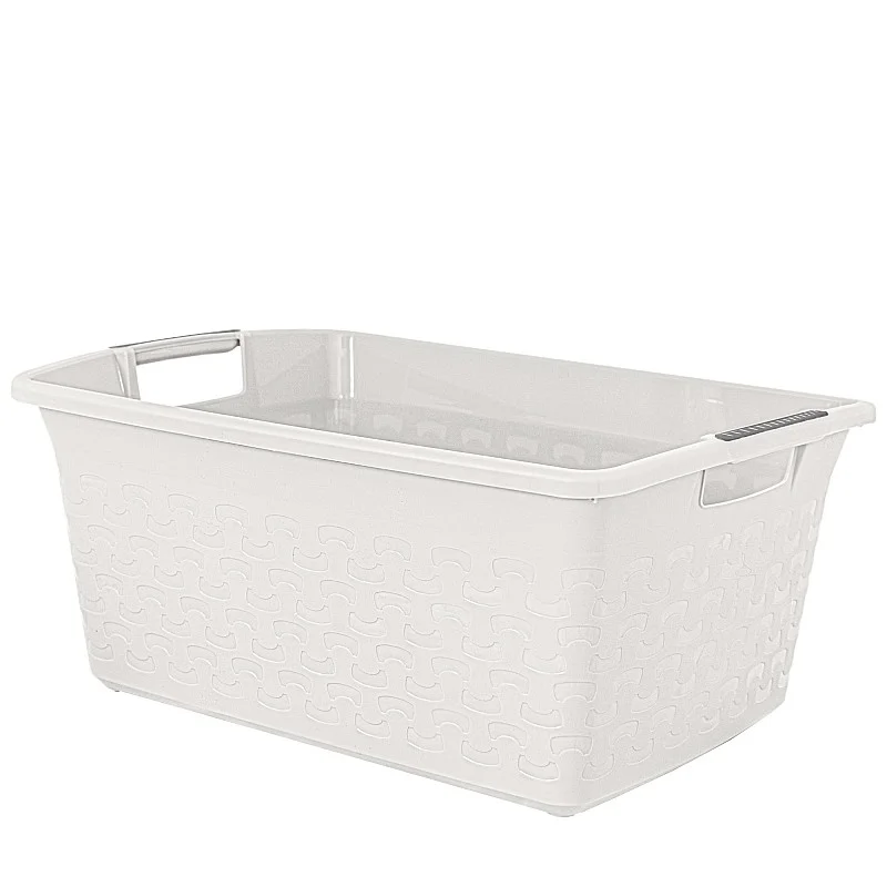 Bļoda kvadrāta Cotton 25L, balta