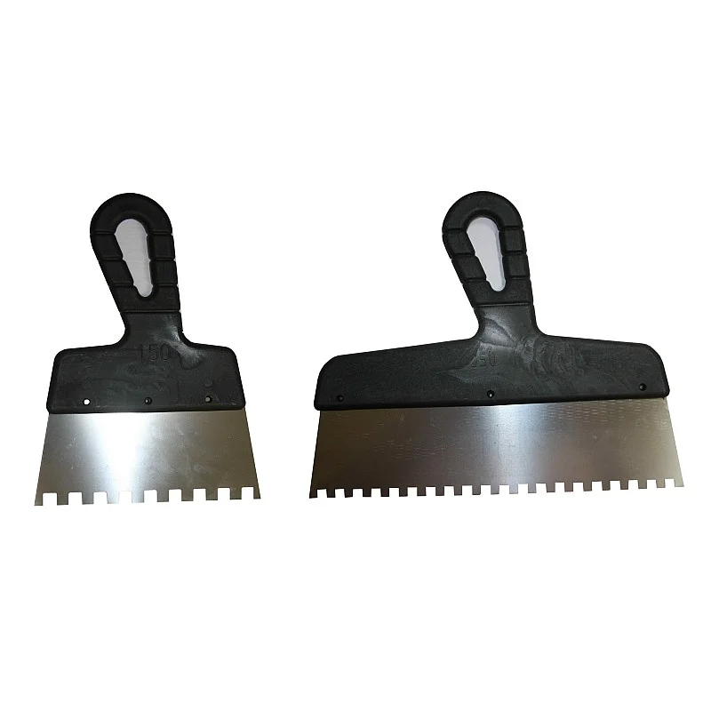 Špaktele M līmei 150mm 6x6mm ar nerūs. plātni