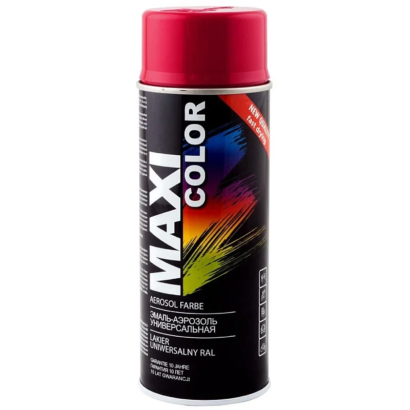 Aerosolkrāsa Maxi Color RAL3003 400ml rubīna sarkana Aerosolkrāsa Maxi Color RAL3003 400ml rubīna sarkana