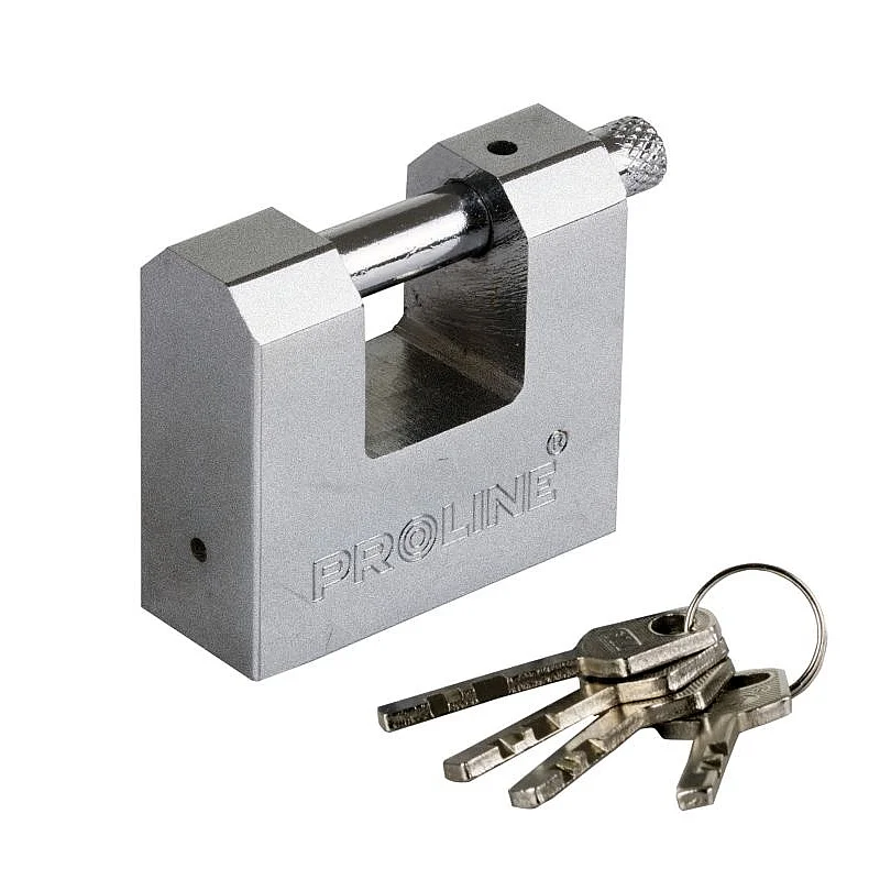 Piekaramā slēdzene Proline stieņu 70mm 4 atslēgas Piekaramā slēdzene Proline stieņu 70mm 4 atslēgas