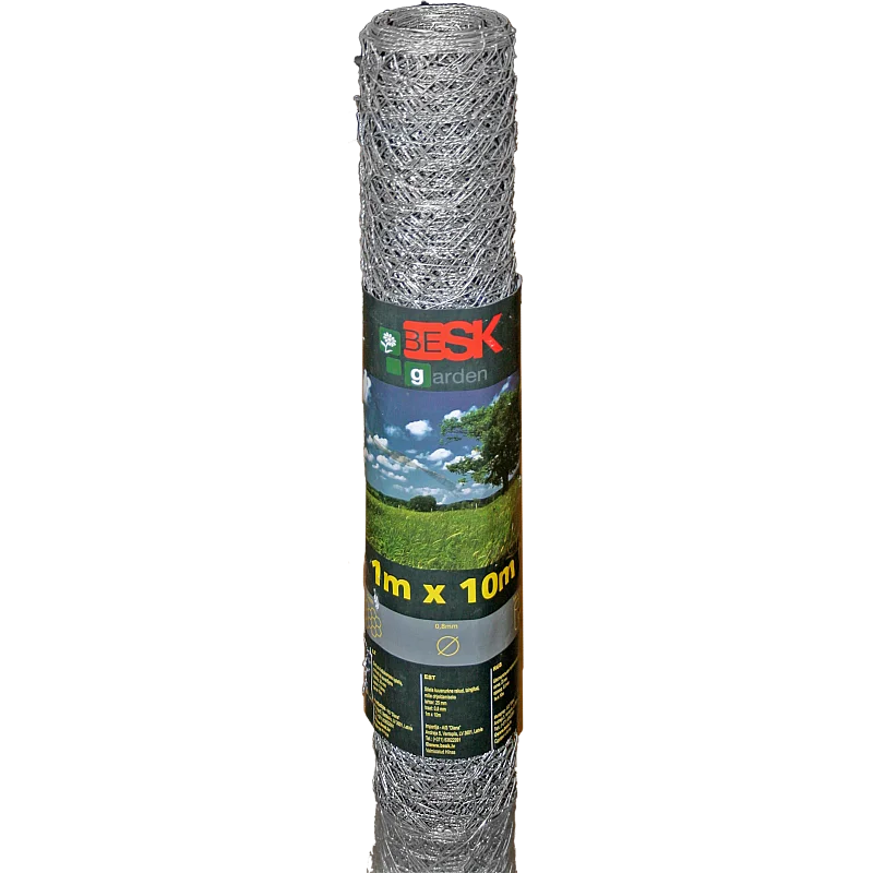 Siets 1x10m cinkots ar sešstūra šūnu