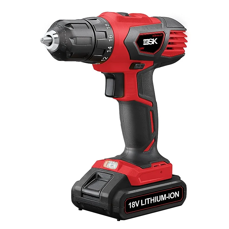 Skrūvgriezis ar akum. BCD18Li-21 18V dīvātr. ar 2x2Ah bat. BESK