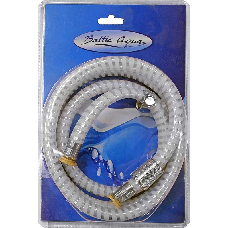 Dušas piev. Flex S-1 150cm, dub. pin., kon. uzg., balts