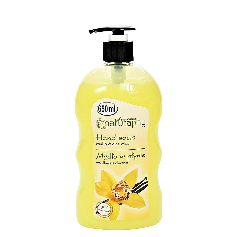 Šķidrās ziepes 650ml vaniļas un aloe vera