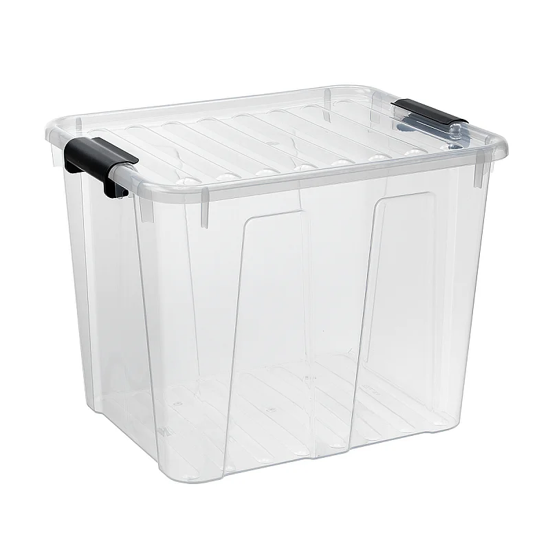 Kaste Home box 40L caurspīdīga