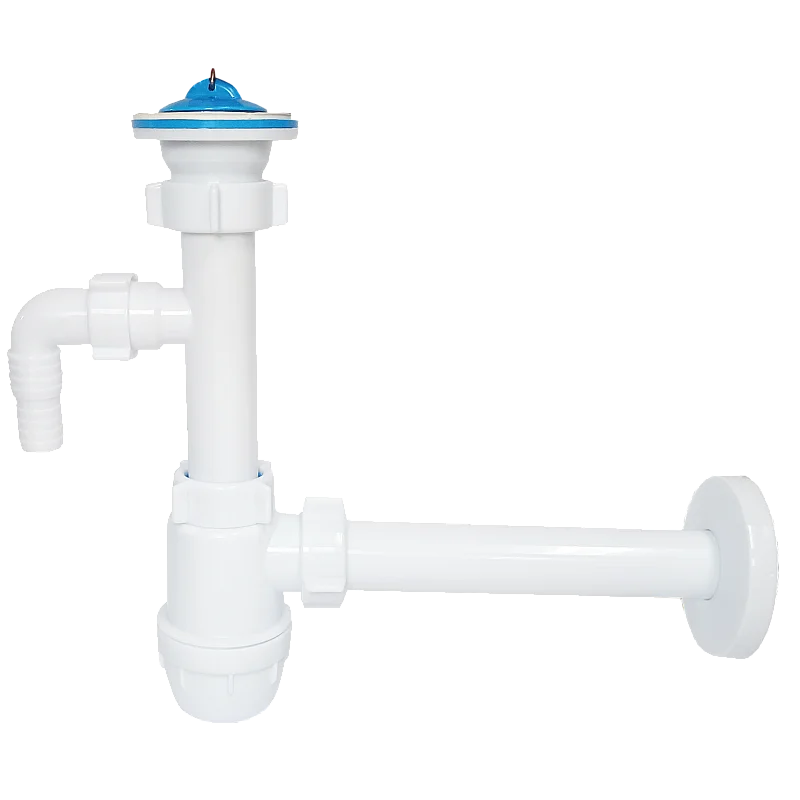 Sifons Ani izl. 1 1/4х32mm ar veļas maš. pies., caurule 32mm