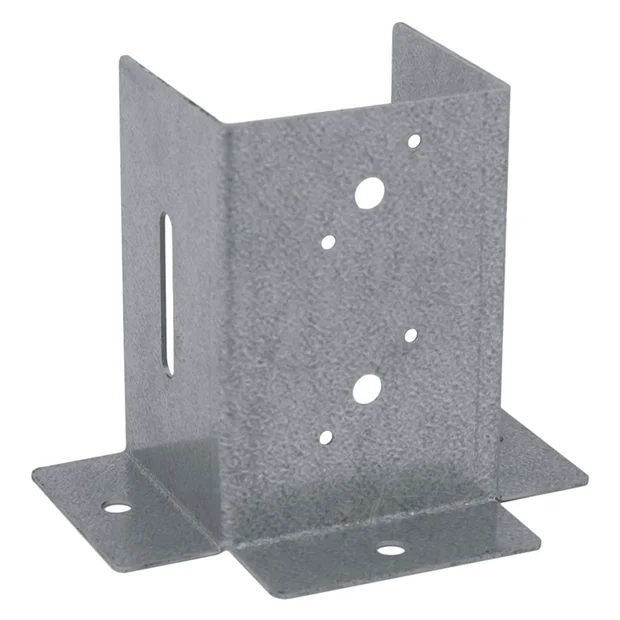 Stiprinājums PSP70 DX 71x150x2mm stabam skrūvējams Stiprinājums PSP70 DX 71x150x2mm stabam skrūvējams