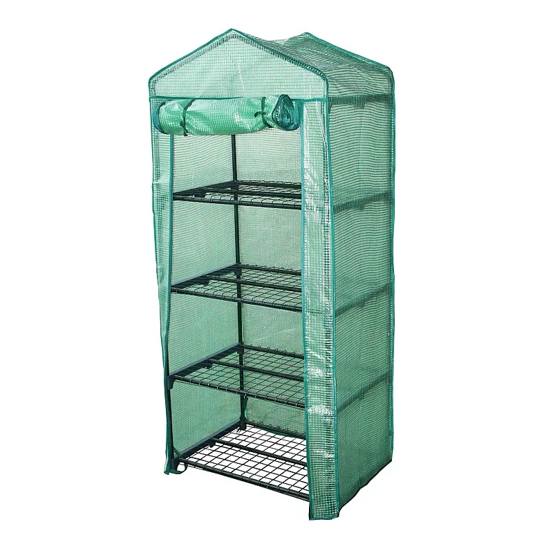 Siltumnīca Besk 69x49x160cm ar plauktiem