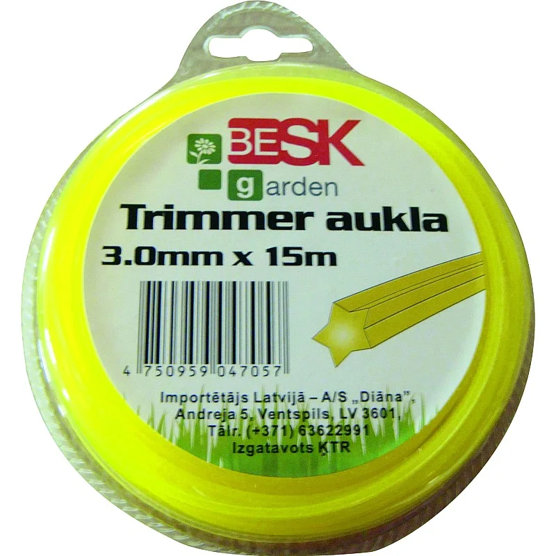 Žoliapjovės linija 1.6mm * 15m žvaigždė