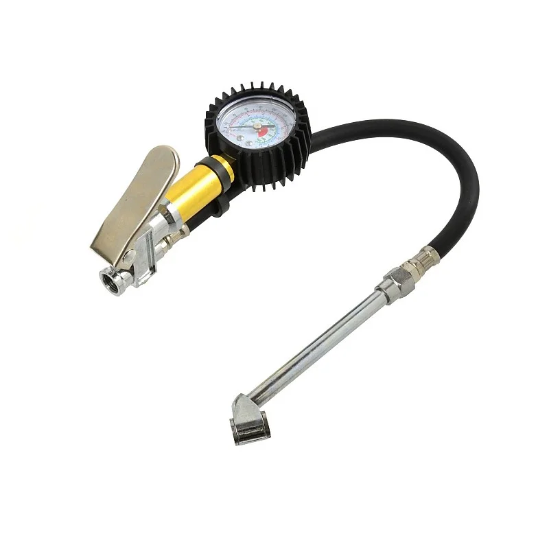 Pistole riepu pumpēšanai ar garo katu 0-15 Bar Pistole riepu pumpēšanai ar garo katu 0-15 Bar