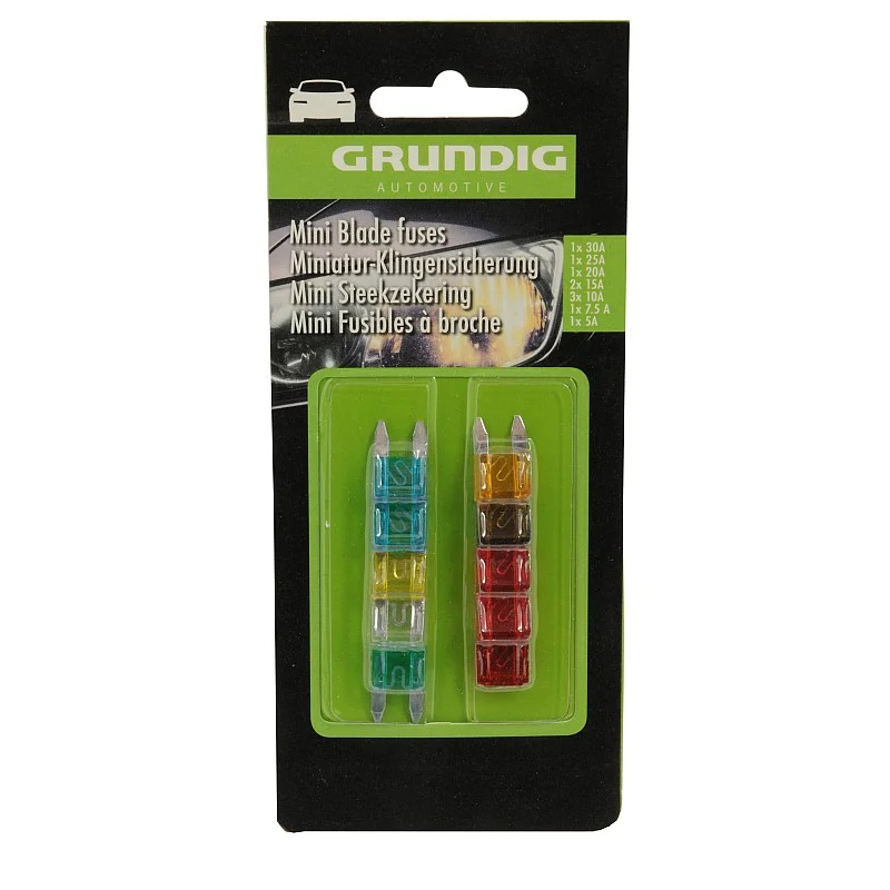 Auto drošinātāji mini 10gab