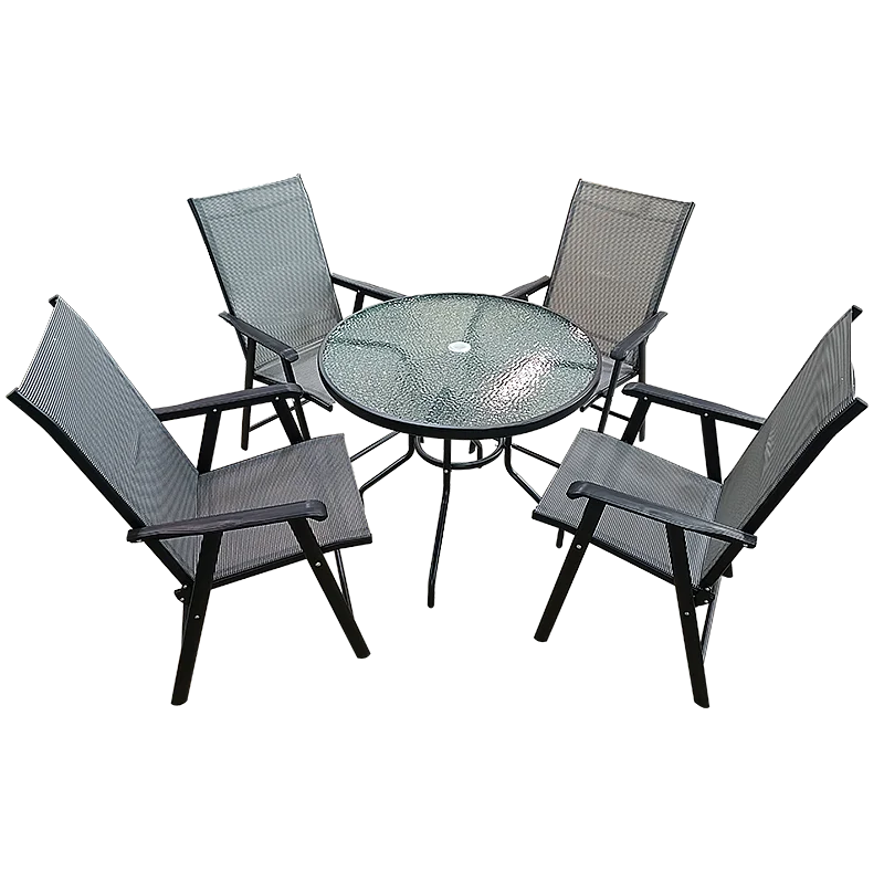 Dārza komplekts, galds ar 4 krēsliem