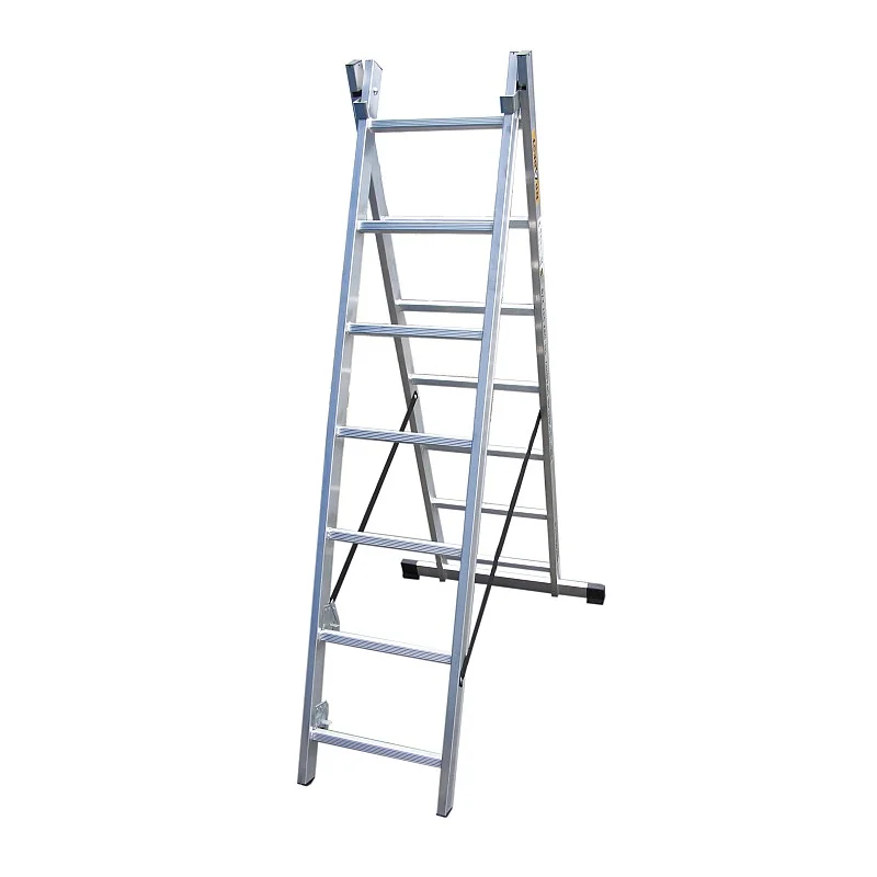 Kāpnes alumīnija 2x 7 pakāpieni Kāpnes alumīnija 2x 7 pakāpieni