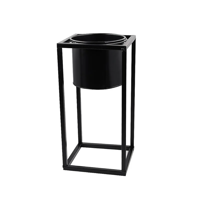 Puķu poda statīvs 15x15x30cm, metāla Puķu poda statīvs 15x15x30cm, metāla