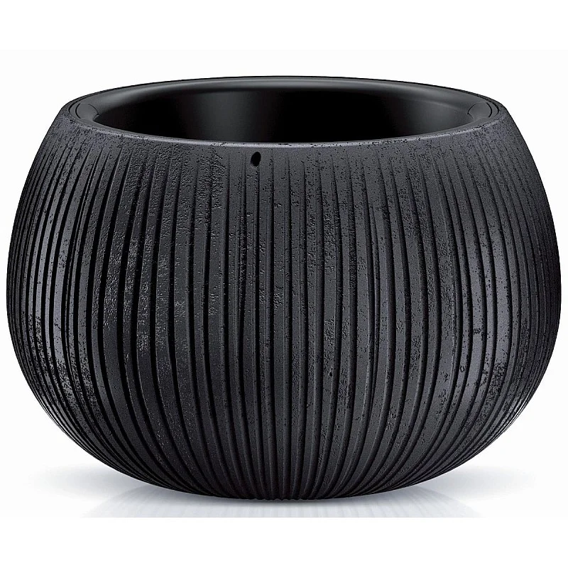 Gėlių vazonas Betoninis dubuo 19x29cm, pilkas