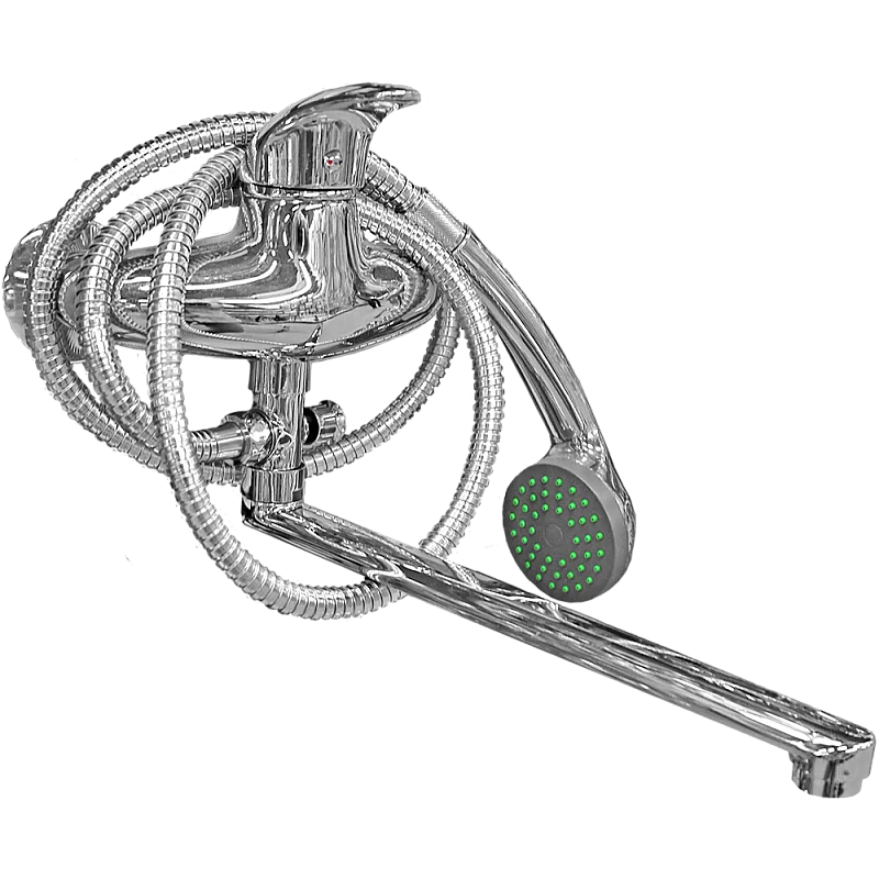 Jaucējkrāns vannas ar dušas komplektu B-5/40K Bull Jaucējkrāns vannas ar dušas komplektu B-5/40K Bull