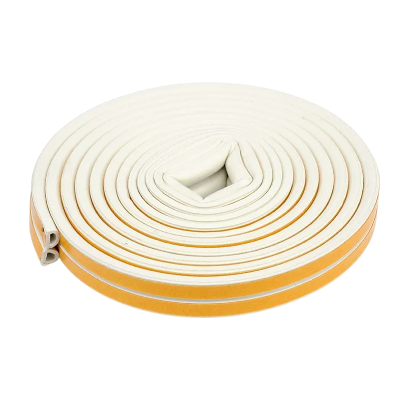 Blīvgumija blist. D profils balts 6m