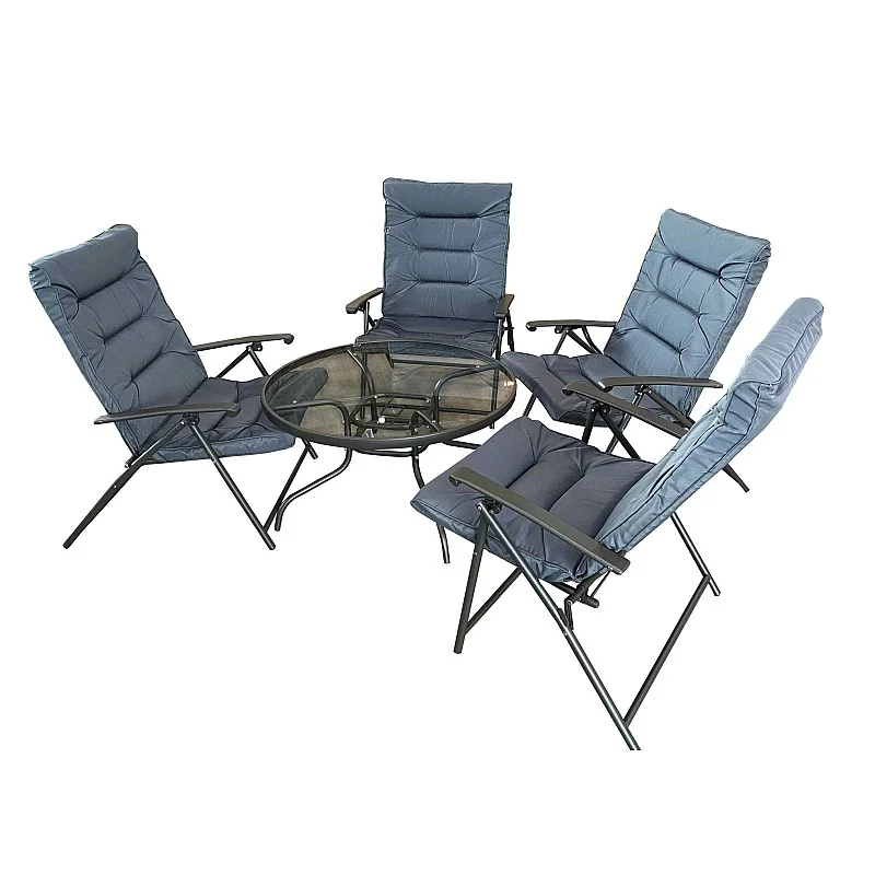 Dārza komplekts, galds ar 4 krēsliem