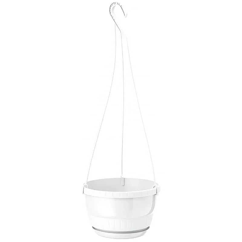 Pakabinamas vazonas 25cm Europa baltas