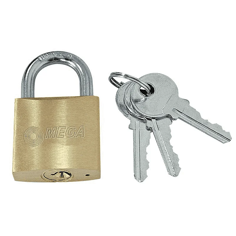 Piekaramā slēdzene misiņa rūdīts šeikelis 32mm 3 atslēgas Piekaramā slēdzene misiņa rūdīts šeikelis 32mm 3 atslēgas