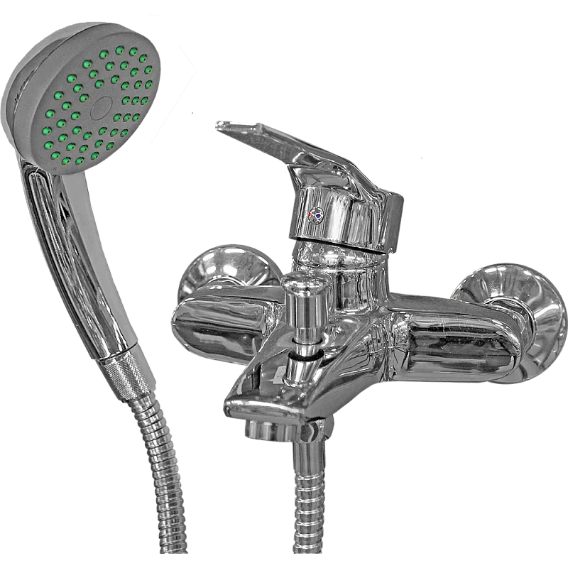 Jaucējkrāns vannas ar dušas komplektu F-4/40K Flora Jaucējkrāns vannas ar dušas komplektu F-4/40K Flora