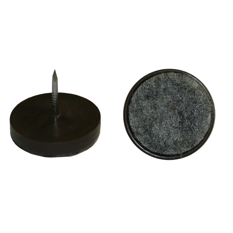 Paliktnis mēbelēm filca ar naglu 24mm 24gb.