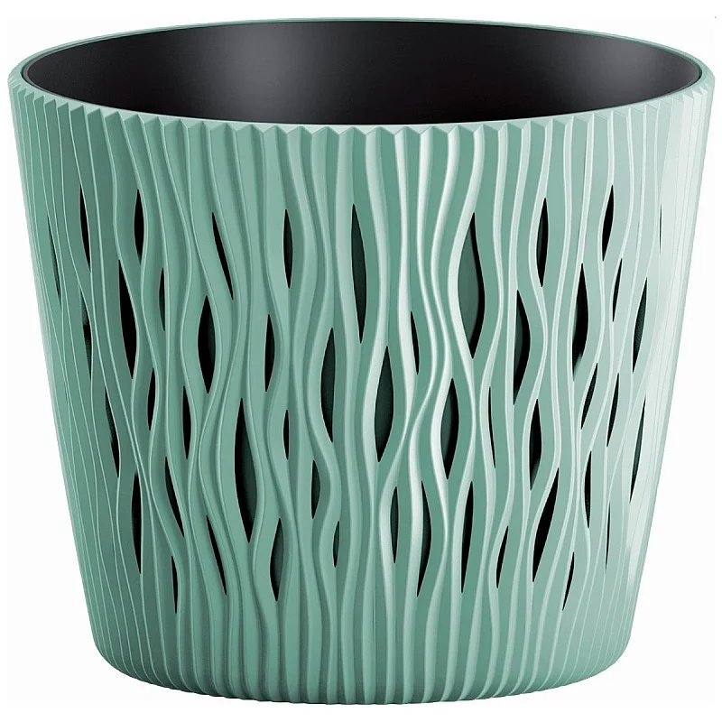 Vazonas Sandy Round 16x19cm, žalias